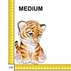 Tiger Cub Iron on fabric heat transfer DTF-76