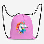 Rainbow Unicorn Iron on Fabric Heat Transfer DTF-118