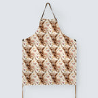 Vintage Floral Highland Cow Fabric