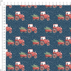 Winter Tractor Fabric