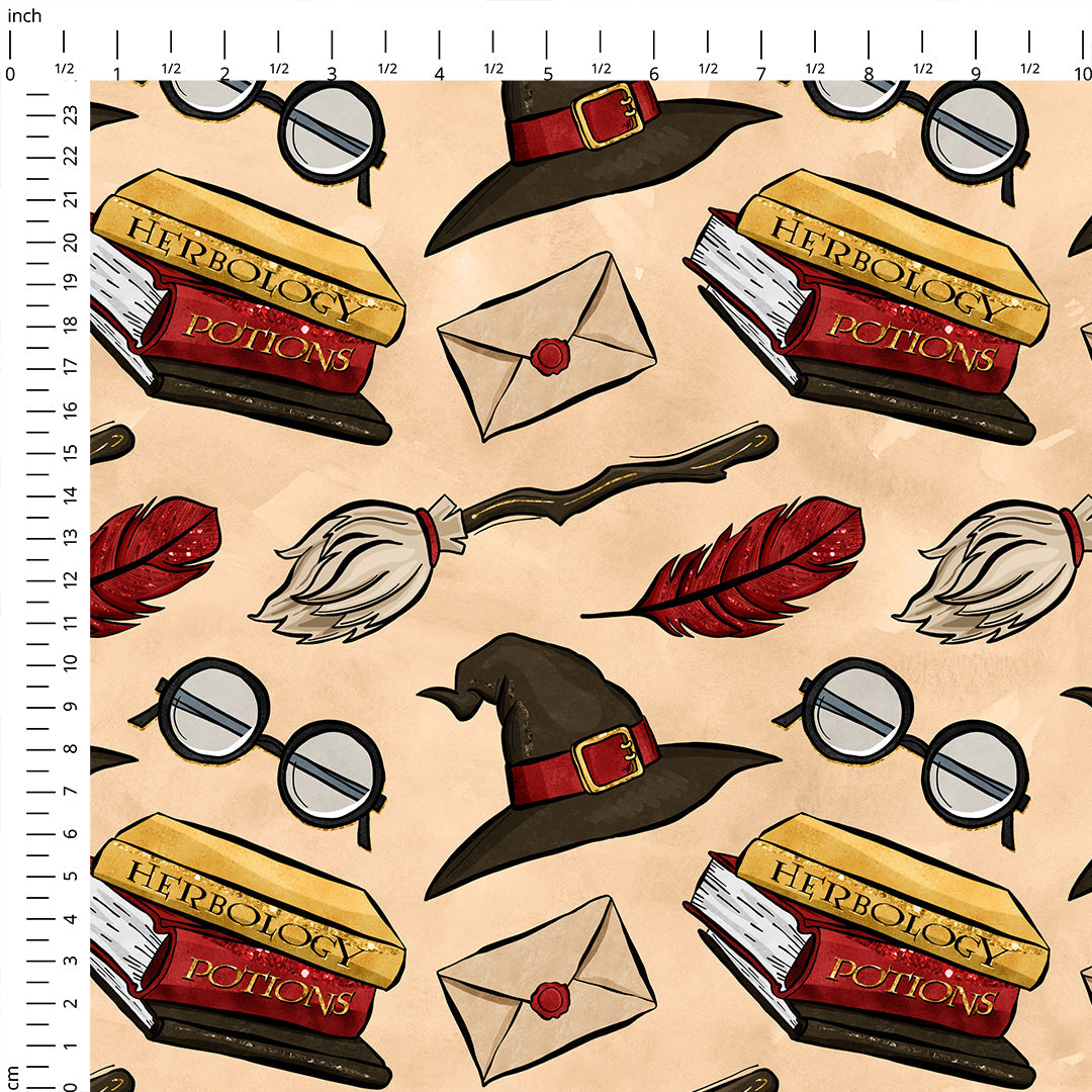 Wizarding Beige Fabric