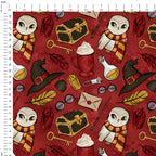 Wizarding Red Fabric
